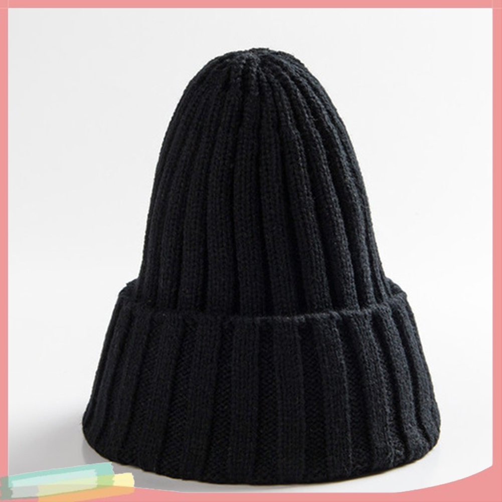 Mũ Trùm Đầu Màu Trơn Chất Liệu Cotton Trang Trí Bóng Lông Xinh Xắn Cho Nữ