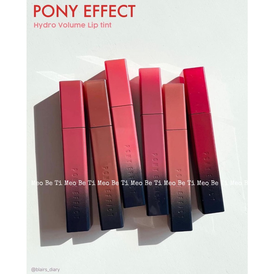 Son Tint bóng PONY EFFECT Hydro Volume Lip Tint ⏰Date 10/2023
