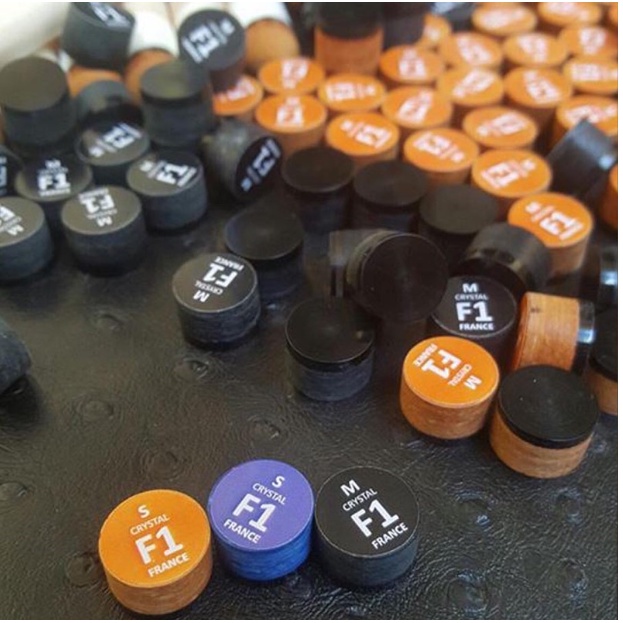 Đầu Tẩy F1 France có Kính Trợ Lực Chính Hãng, đầu cơ Bida F1 , Đầu Tẩy Clear, Đầu cơ bida Cao Cấp.