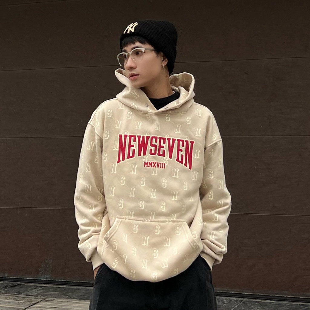 Áo Hoodie NEWSEVEN Academy Monogram HD.116