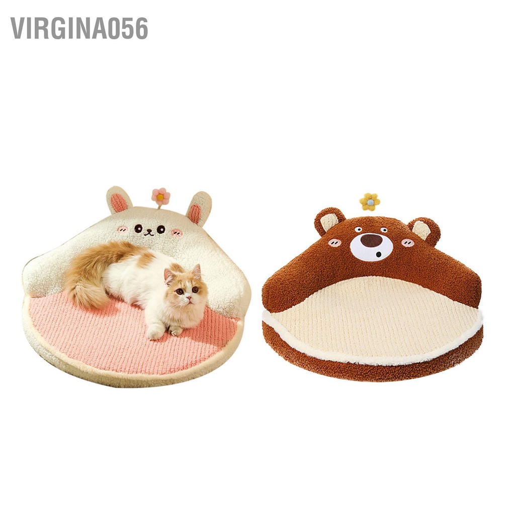 Có thể bán buôn Mèo Ngủ Thảm Mềm Ấm Chống Trơn Trượt Có Thể Giặt Thú Cưng Dễ Thương Giường Miếng Lót Kèm Gối Cho Thỏ Con Chó Virgina056 Hàng giao ngay