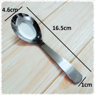 Thìa inox ăn phở cao cấp dày dặn sáng bóng dài 16.5cm