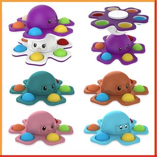 Con quay POP IT đồ chơi hình bạch tuộc cảm xúc