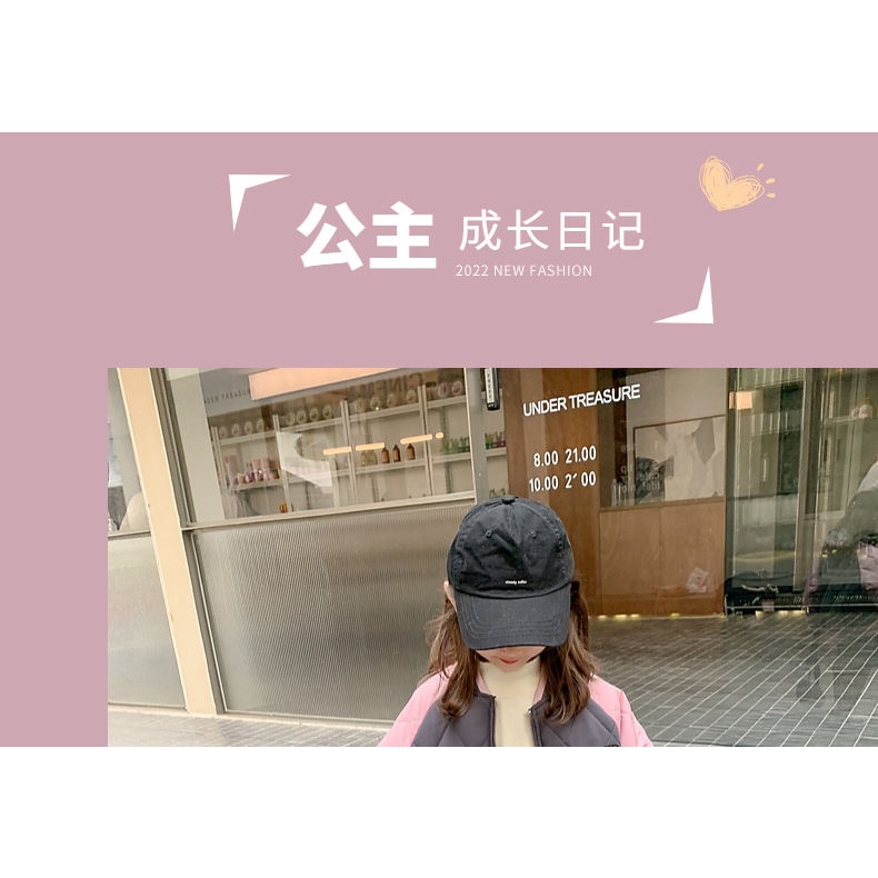 Áo Khoác Bóng Chày Phong Cách Thời Trang Thu Đông 2023 Mới Cho Bé Gái