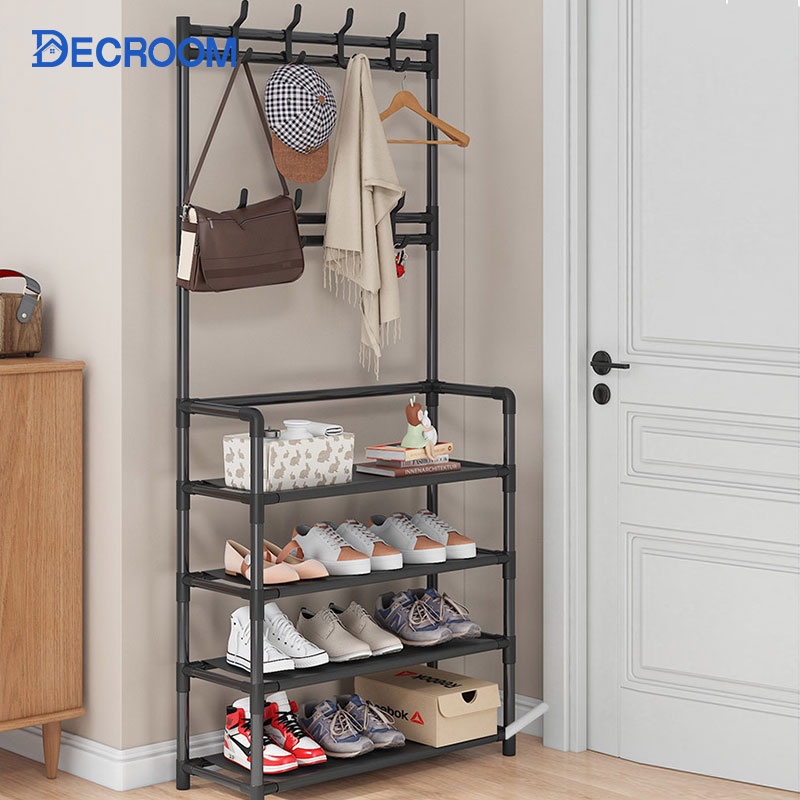 DECROOM Giá Kệ Để Giày Dép Đa Năng 4/5 Tầng Cố Định Không Rung Lắc Kệ Để Giầy,Dép Chữ Đa Năng Và Tiện Lợi