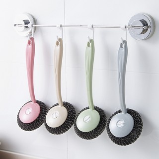Cọ xoong nồi miếng rửa chén dĩa có tay cầm millana shop