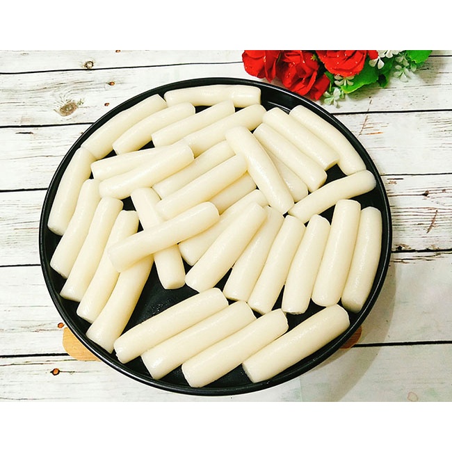 Bánh gạo Hàn Quốc tokbokki dễ chế biên cực tiện lợi, làm lẩu, chiên rán đều ngon túi 500gr