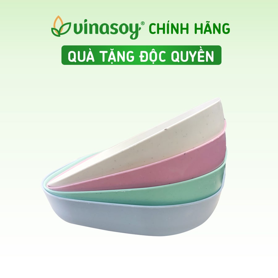 [Hàng tặng không bán] Set 8 khay đĩa vuông đựng thức ăn màu pastel chất liệu nhựa lúa mạch nhựa PP thực phẩm