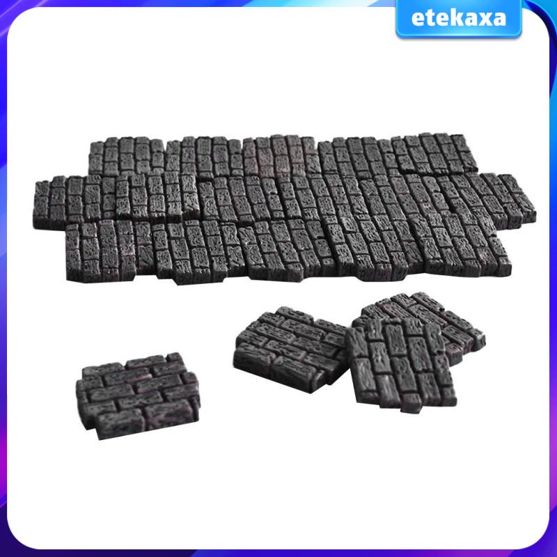 Set 20 Mô Hình Viên Gạch Nhỏ Dùng Trang Trí Diorama Wargame DIY