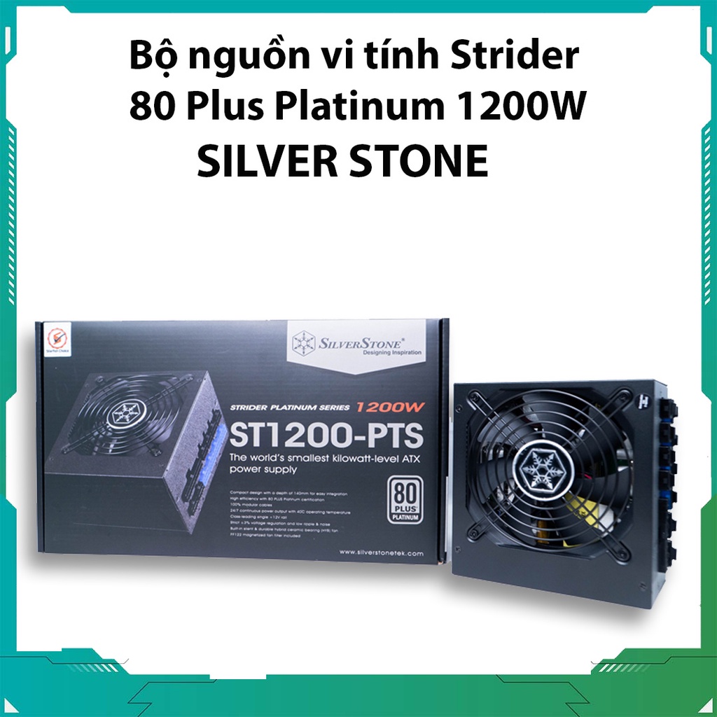 Bộ nguồn vi tính Strider 80 Plus Platinum 1200W SST-ST1200-PTS SilverStone