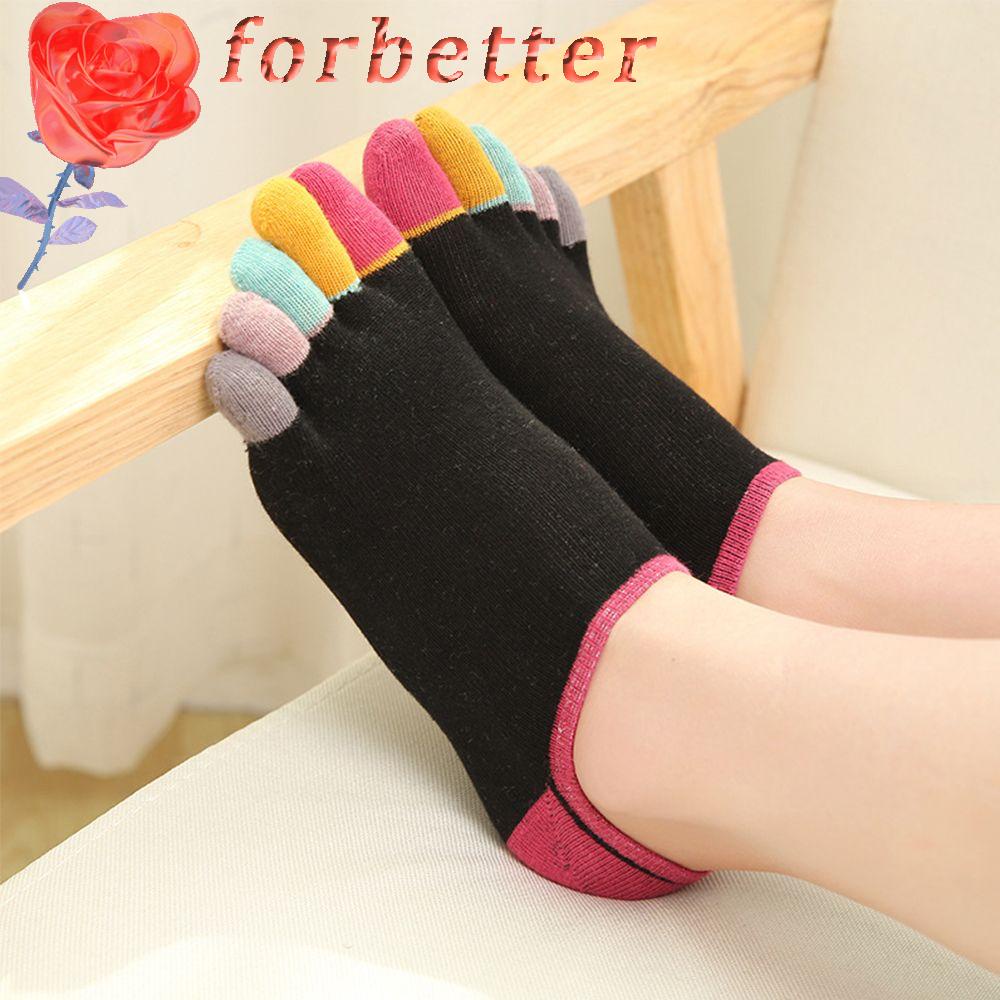 Set 5 Đôi Vớ Thuyền Cotton Vô Hình Chống Trượt Thấm Hút Mồ Hôi Dành Cho Nữ