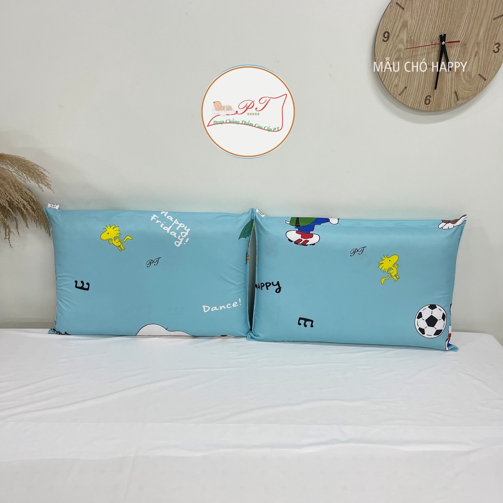 [MẪU CHÓ HAPPY ] GA CHỐNG THẤM CAO CẤP PT CHÍNH HÃNG (Bé tè lau là sạch, nhận may tất cả các size theo yêu cầu)