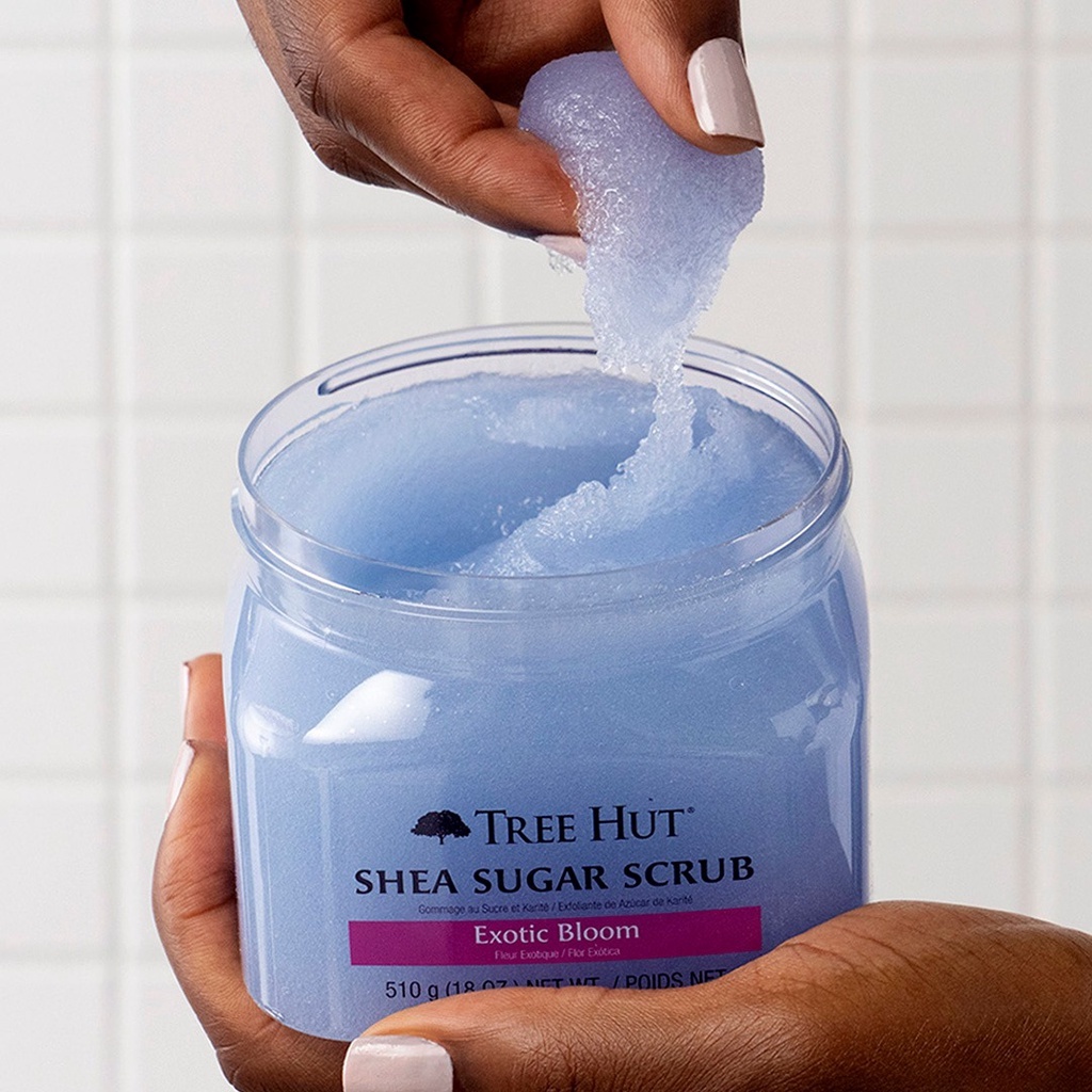 Tẩy tế bào chết cơ thể Tree Hut Shea Sugar Scrub Exotic Bloom