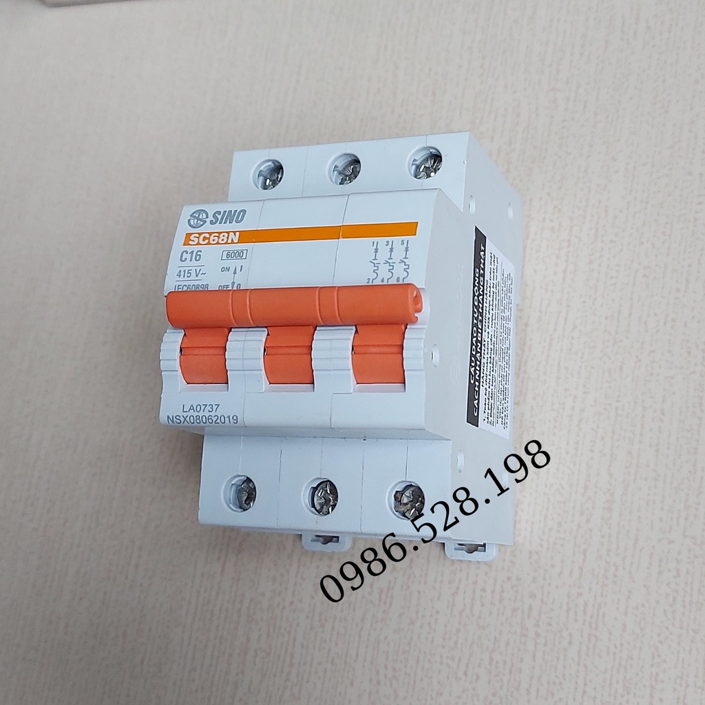 Át MCB SINO 1P 2P 3P chính hãng