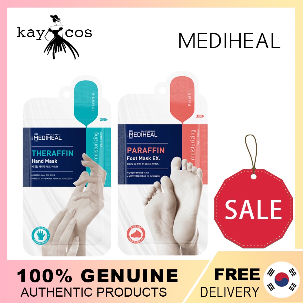 Set 5 / 10 Mặt Nạ Dưỡng Da Tay Chân Mediheal Therafin