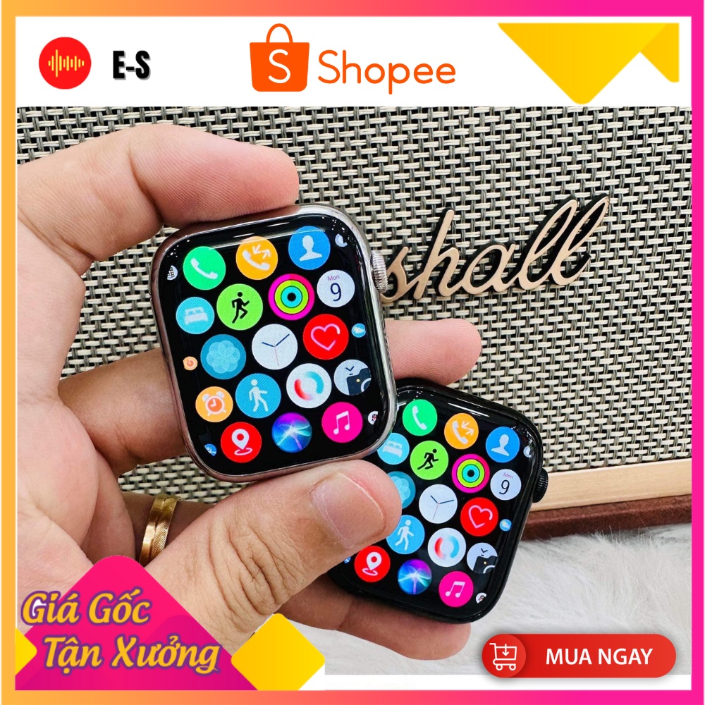 Đồng Hồ Thông Minh H10 Pro 45mm Mẫu Mới Se.ries 8 Viền Thép. Pin 4 Ngày. BH 12 Tháng.