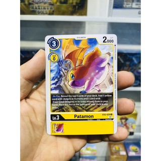 Thẻ bài digimon mã ex3-028 - patamon - digimon - common
