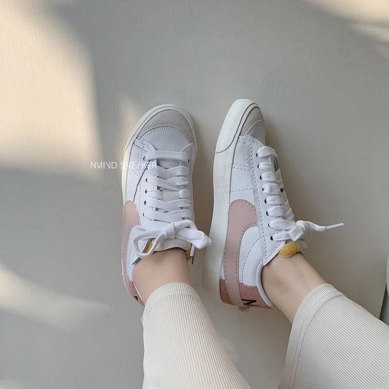 Giày Nike Blazer Low Jumbo ‘White Black’ - DN2158 101,DX6043-171