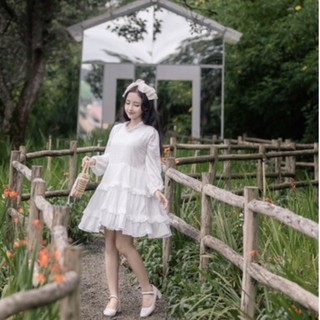 Đầm babydoll xô thêu - Alice babydoll - CARROT FARM