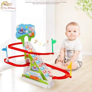 Bộ đồ chơi 3 HEO PEPPA LEO CẦU THANG