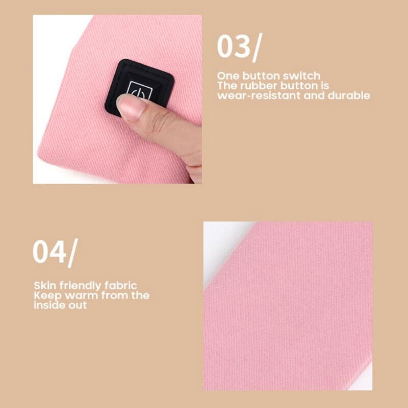 Khăn Choàng Cổ Sưởi Ấm Điện Tử 3 Cấp Độ Tùy Chỉnh Kèm Sạc USB Tiện Dụng Mang Theo Du Lịch / Cắm Trại