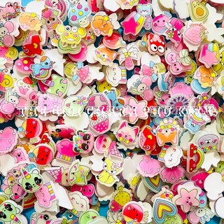 Set 100 charm/center meka hoạ tiết siêu xinh dán cột tóc…..