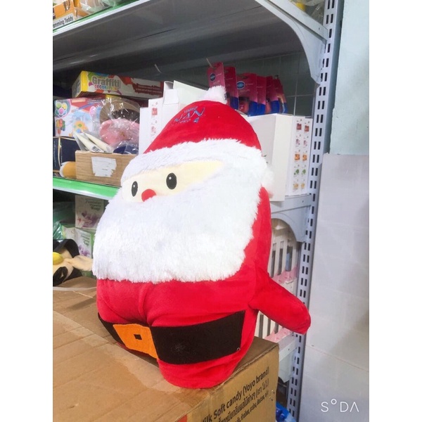 Gấu Bông Gối Ôm Ông Già Noel Có Kèm Chăn Đắp Cho Bé Gấp Gọn Để Bên Trong Gối Ôm Duy Nhất 7 Bộ Giá Tặng Các Bé Chơi Noel