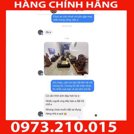 Ảnh thật sofa 2 văng đùi gà gỗ sồi nga màu óc chó, màu cánh gián, màu tự nhiên