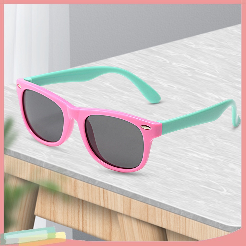 Kính Mát Gọng Linh Hoạt Cho Bé 3-12 Tuổi Chất Lượng Cao