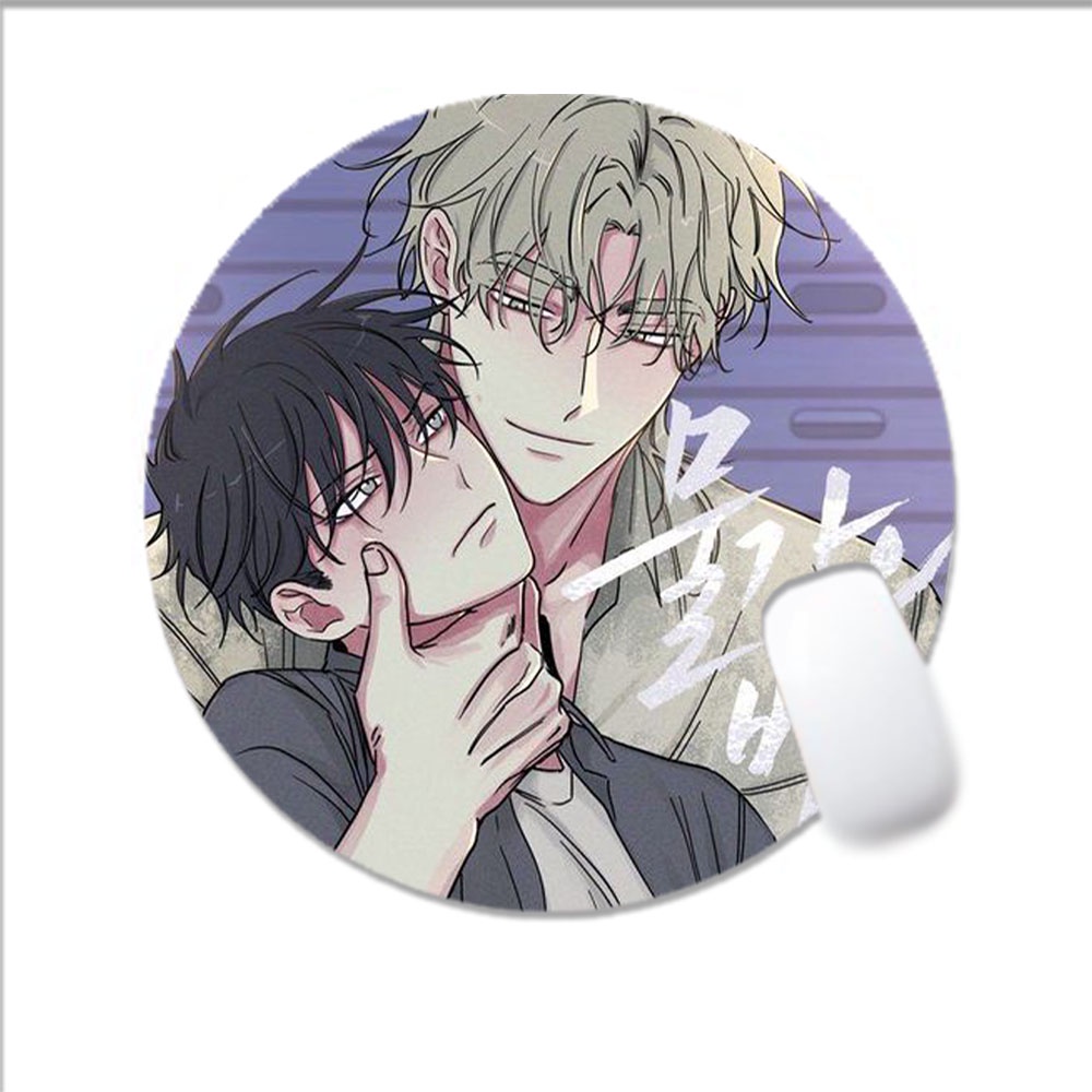 Miếng lót chuột IN HÌNH LOW TIDE IN TWILIGHT Đêm bên làn nước manhua BL anime chibi tiện lợi xinh xắn