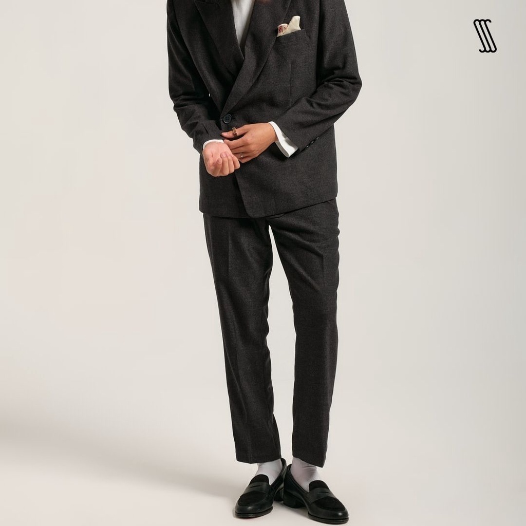 Quần âu chun ẩn nam SSSTUTTER chất wool dày dặn FALL TROUSERS
