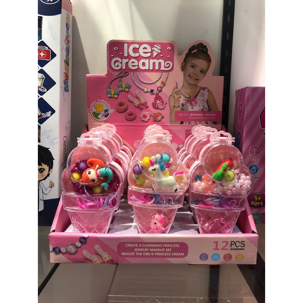 Hộp Đồ Chơi Hạt Xỏ Dây Chuyền Vòng Tay HBT138 DIY Dành Cho Bé Gái