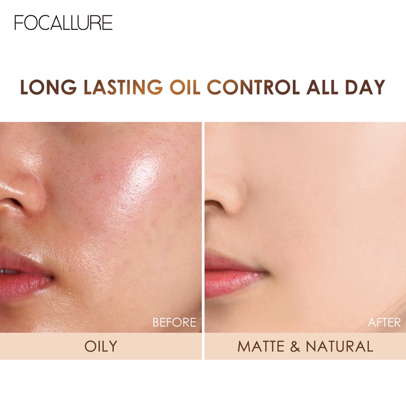 Phấn nước BB Cushion FOCALLURE lì tự nhiên chiết xuất thực vật nuôi dưỡng làn da 12g FA-162