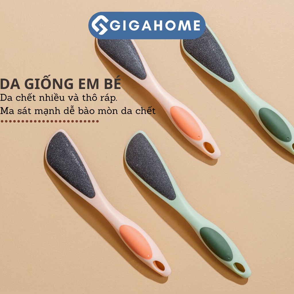 Dụng Cụ Chà Gót Chân, Tẩy Tế Bào Chết Da Chân 2 Mặt Giúp Mịn Màng GIGAHOME 10618