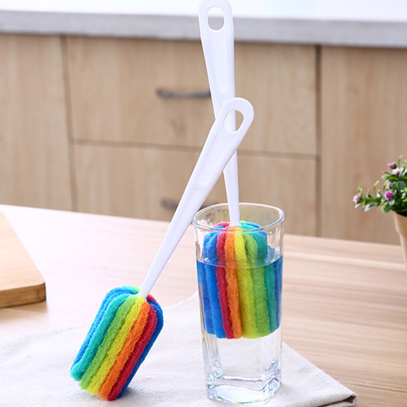 1 Cọ Xốp Vệ Sinh Ly Cốc Có Tay Cầm Tiện Dụng