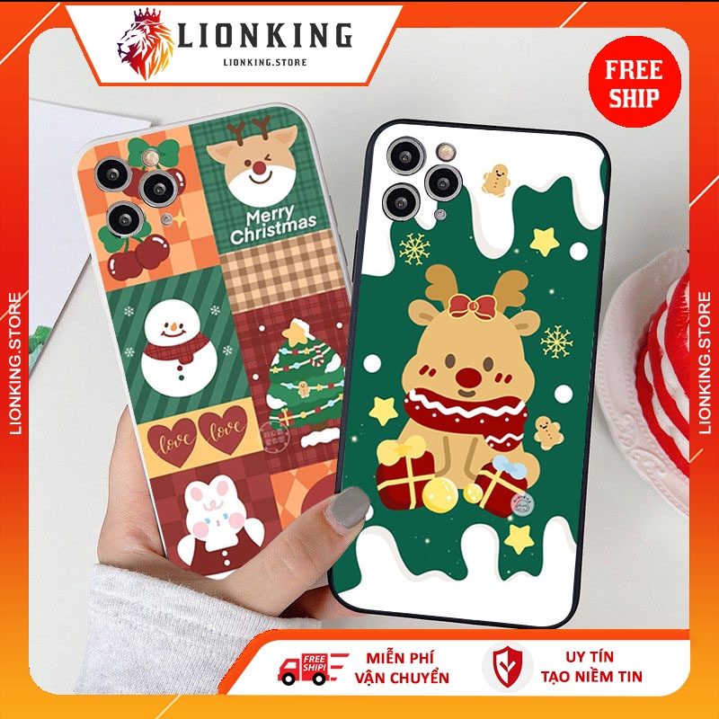 Ốp lưng IPHONE MÙA NOEL  6plus 6splus 7 plus 8plus X Xr XsM 11 12 13 Promax 14 Promax - MANGOMM26 - LionKing