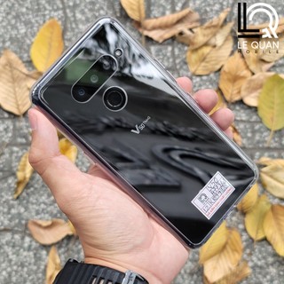 Ốp Lưng Chống Sốc Hybrid Lưng Kính Viền Trong Suốt LG V50 ThinQ 5G