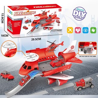 Đồ chơi mô hình máy bay trực thăng chở được xe oto nhỏ - A19