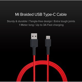 Cáp Sạc Nhanh USB Type-C Xiaomi / Mi Type-C Braided Cable