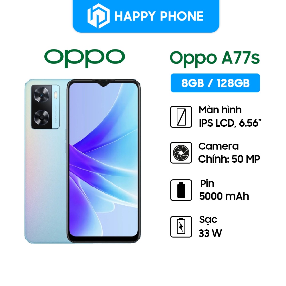 Điện thoại OPPO A77S - Hàng Chính Hãng, Mới 100%, Bảo Hành 12 Tháng