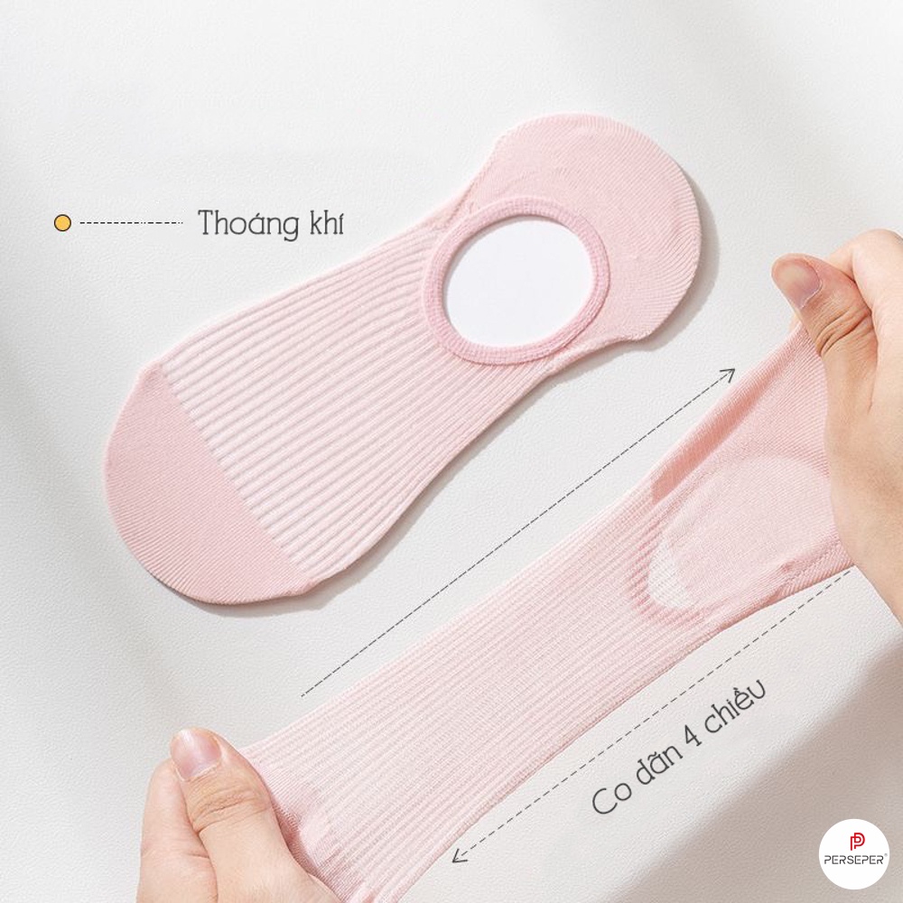 Tất vớ nữ cổ lười phong cách Hàn Quốc hiện đại dễ phối đồ - Ekiu Shop