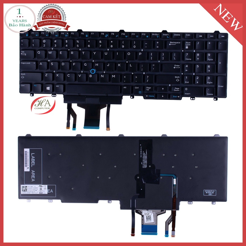 Bàn phím dell Latitude 5590