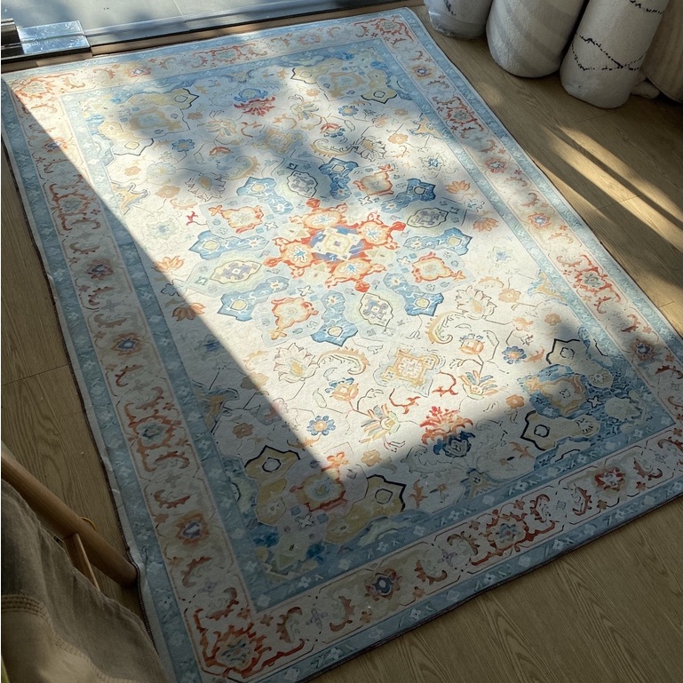 Thảm trải sàn nhung pha lê phong cách Morocco Thảm Vintage