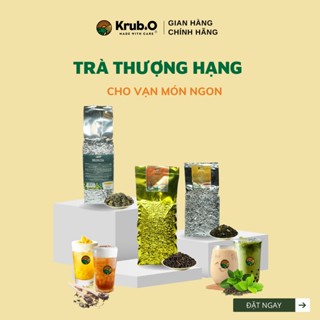 Trà đen (hồng trà) - trà xanh lài (lục trà) - trà olong pha trà sữa, trà hoa quả đậm vị trà tươi