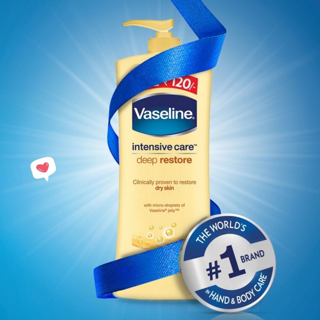 Dưỡng thể trắng da Vaseline Intensive Care Deep Restore 300ml Thái Lan