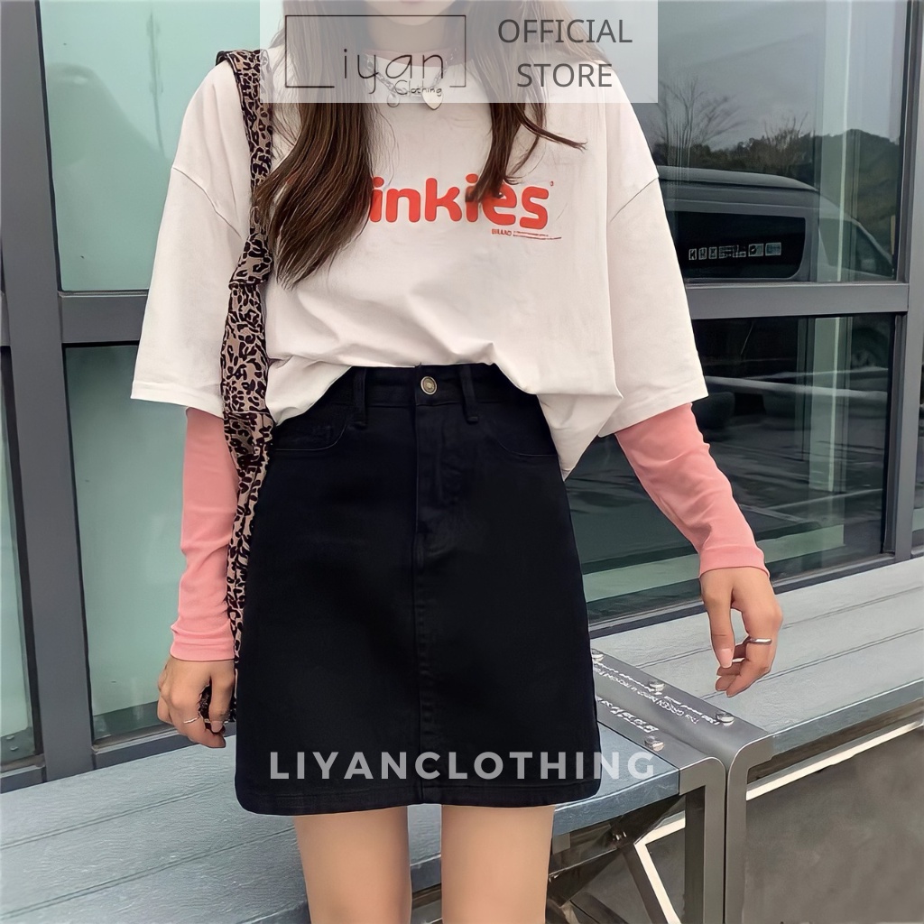 Chân Váy Chữ A Liyan Chất Kaki Ngắn Lưng Cao Có Quần Chống Lộ CV04, Chân Váy Kaki Dáng Chữ A Cạp Cao Thời Trang Hàn Quốc