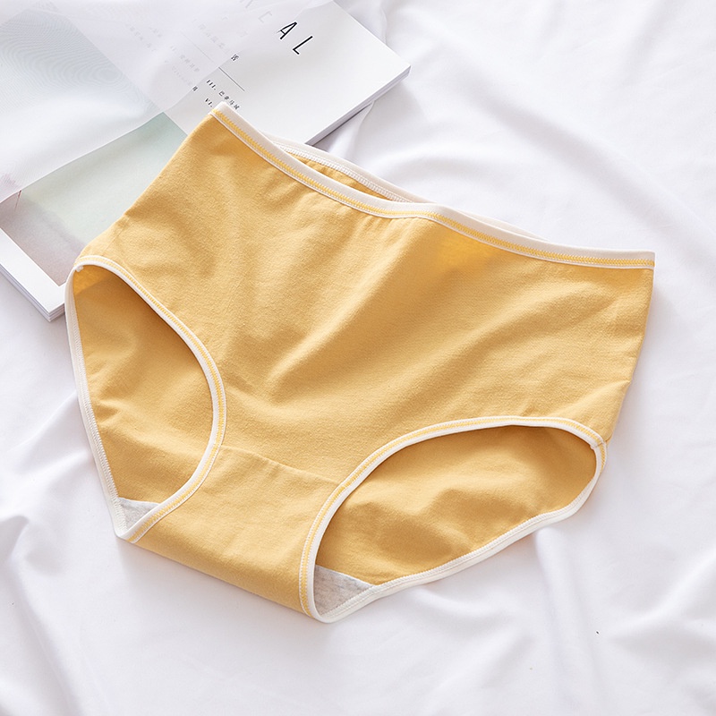 Quần Lót Cotton Lưng Cao Thoáng Khí Thời Trang Cho Nữ
