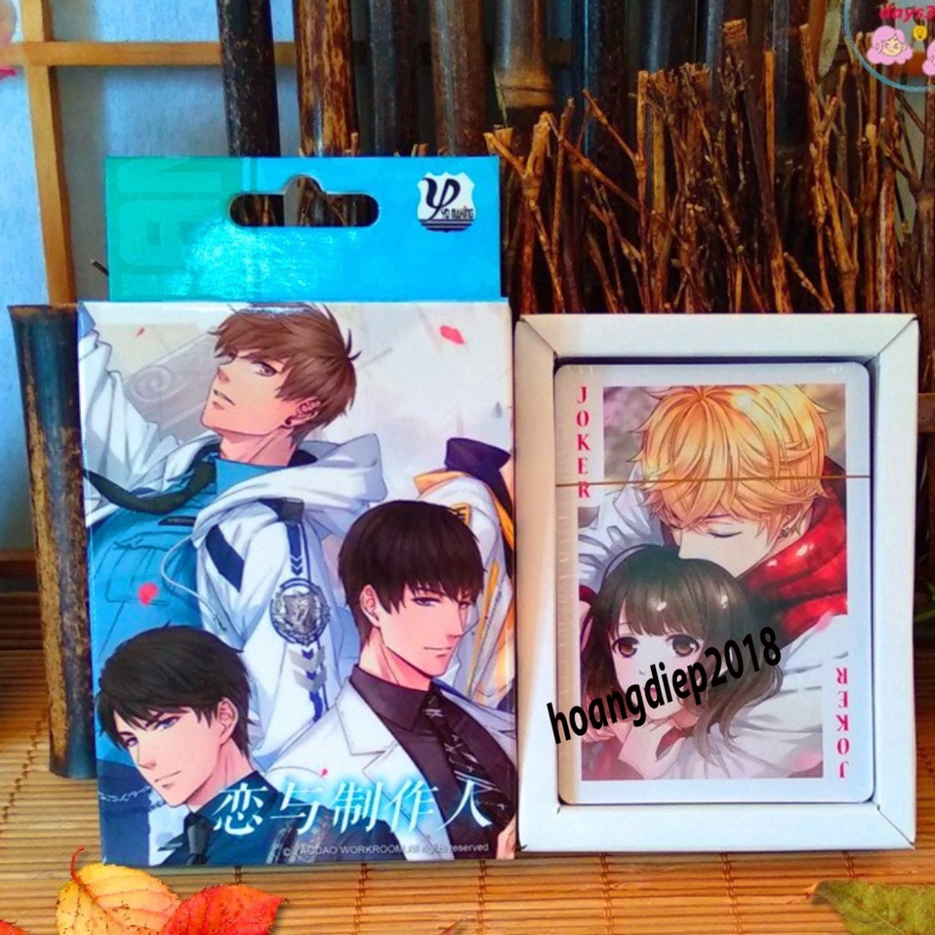 Bộ thẻ bài 3 hình người in ấn hình 54 lá khác nhau