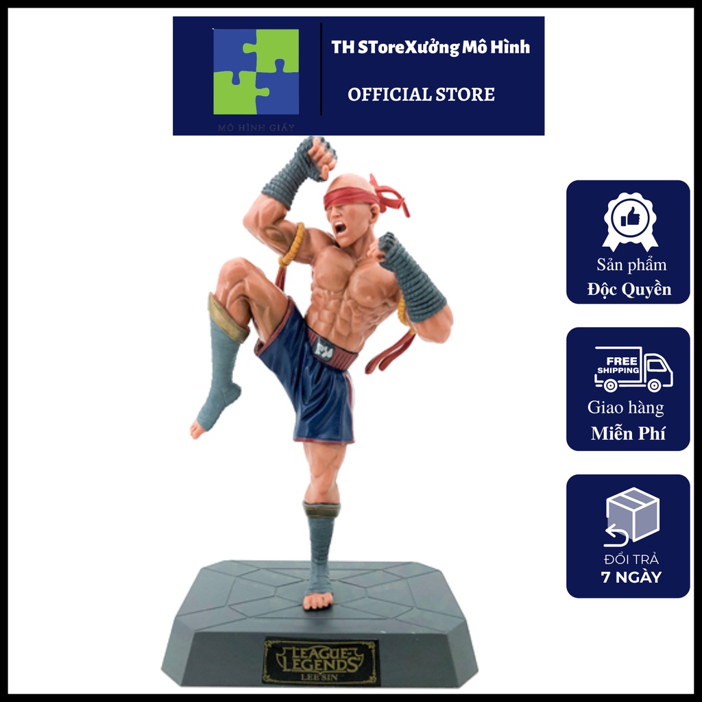 Mô hình Lee Sin quyền thái cao 23cm, Figure Liên minh huyền thoại, mô hình liên minh huyền thoại Lee Sin