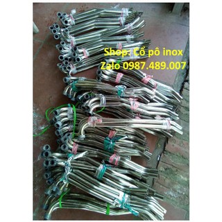Cổ pô Raider xăng cơ inox 304